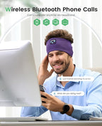 Perytong Sleep Headphones Bluetooth Headband - Image 2