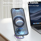 Magnetic-Phone-Grip-Stand-with-Finger-Strap, 4-in-1 Magnetic Ring Holder - Image 7