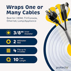 PROTECTO Heavy Duty Cord Protectors from Pets No Chew Solution, 10ft Easy to - Image 6
