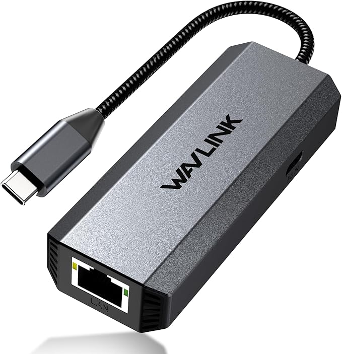 WAVLINK USB C to Ethernet Adapter 2.5 Gbps, USB to 2.5G Ethernet Adapter by WAVLINK%C2%AE