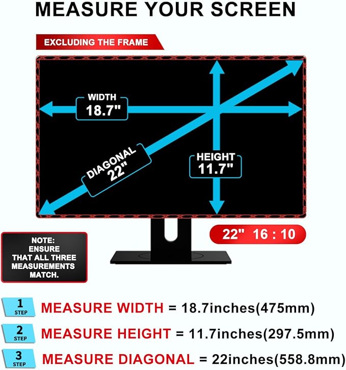 22 inch Computer Privacy Screen Filter - Image 2