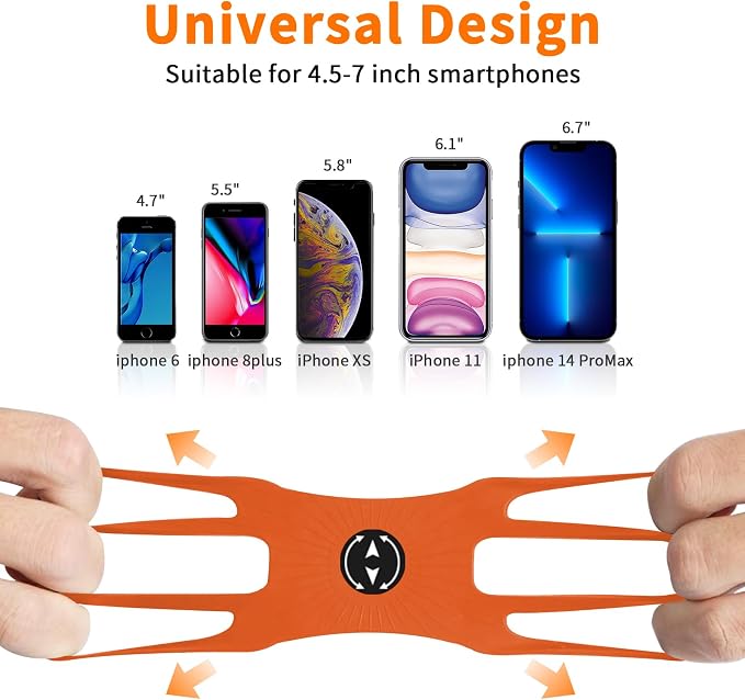 3in1 Phone Holder for Running, Arm Band/Wrist Holder/Bike Mount, Phone Armbands - Image 3