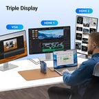 ACASIS USB C Docking Station Dual Monitor, 16-in-1 Laptpop Docking Station - Image 7