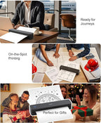 Inkless Portable Printer for Travel, 300DPI Wireless Thermal Printer Support - Image 6