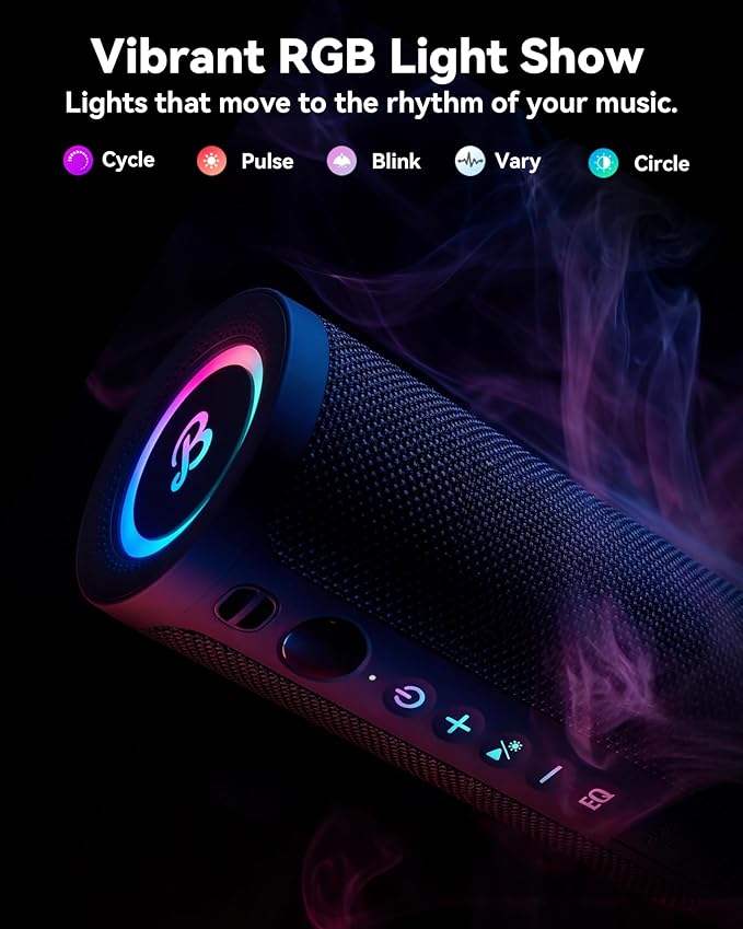BassBloom Roar 3 Portable Bluetooth Speaker, 20W Powerful Sound - Image 7