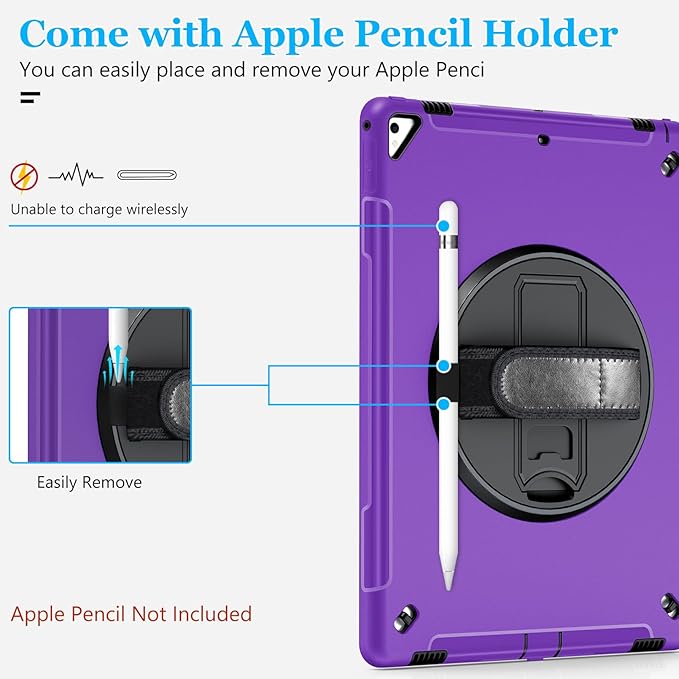 Case for iPad Pro 12.9 2nd Generation 2017 & 2015 1st Generation, Heavy Duty - Image 8