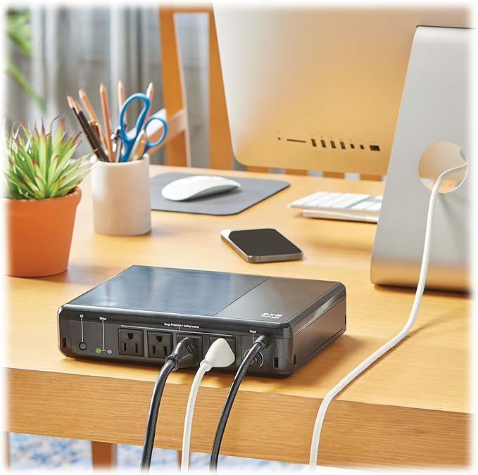 Tripp Lite 600VA UPS Desktop Battery Backup and Surge Protector, 4 Outlets - Image 6