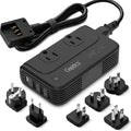 Ceptics - 6 in 1 Travel Adapter and Voltage Converter, 220V to 110V Converter by Ceptics