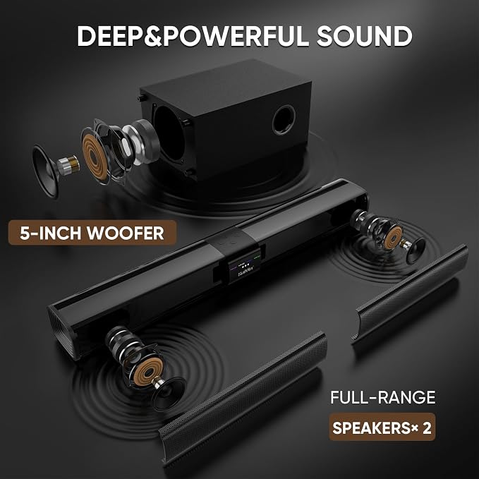 Saiyin Sound Bar for Smart TV - Image 3