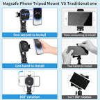 VRIG MG-03 Magnetic Phone Tripod Mount, Tripod Mount - Image 6