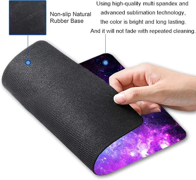 Mouse Pad, Square Anti-Slip Rubber Mousepad - Image 2