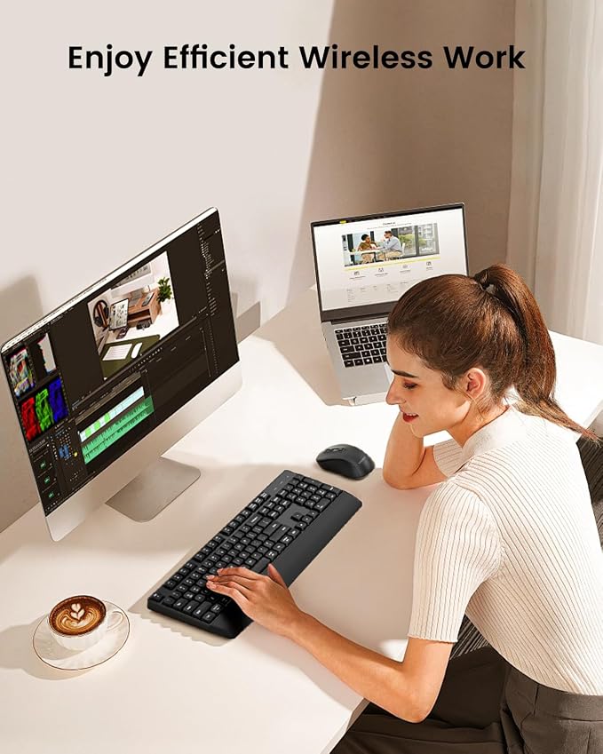 seenda Bluetooth Keyboard and Mouse, COE200 USB + Bluetooth Multi Device - Image 7