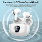 Wireless Earbuds, IP7 Waterproof in Ear Earphones, LED Display Ear buds - Image 5