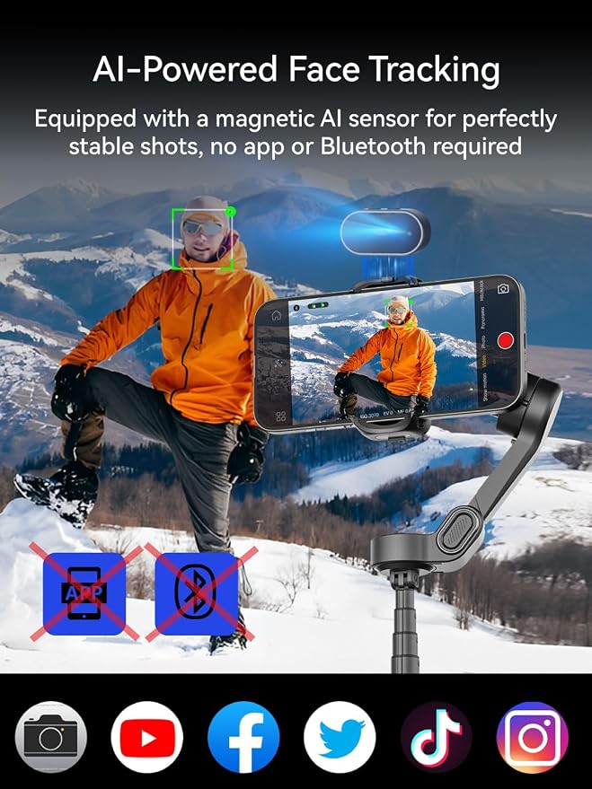 Gimbal Stabilizer for iPhone - Image 2