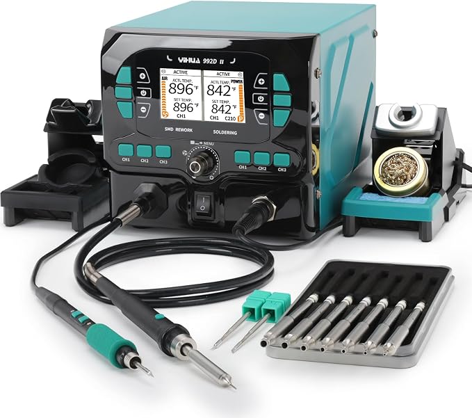 YIHUA 992D-II 2-IN-1 Precision Soldering Kit by YIHUA