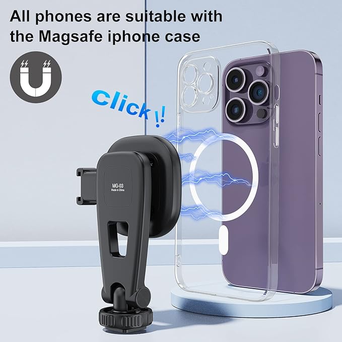 VRIG MG-03 Magnetic Phone Tripod Mount, Tripod Mount - Image 4