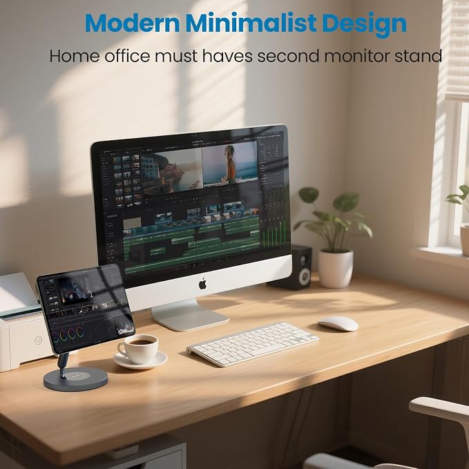 Nillkin Magnetic iPad Stand for Desk, MagSafe Wireless iPhone Charger Stand - Image 3