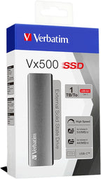 Verbatim 1TB Vx500 Portable SSD External Hard Drive USB 3.1 Gen 2 – Space Gray - Image 6