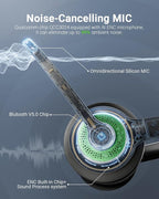 Wireless Headset with AI Noise Cancelling Microphone Bluetooth Headset - Image 4