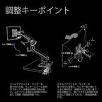Gaming Monitor Arm for Flat/Ultrawide/Curved Monitors 32 to 60 inch, Heavy Duty - Image 9