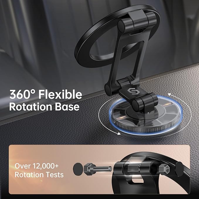 SYNCWIRE Fits MagSafe Car Mount, Magnetic Phone Holder - Image 3