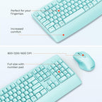 MEETION Wireless Keyboard and Mouse, Full-Sized Cordless Keyboard - Image 6