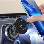 Spinning Vacuum Magnetic Phone Holder 15W Fast Wireless Charger by oricarmes