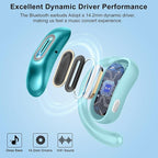 Open Ear Headphones, Air Conduction Ear buds, HD Stereo Bass Over Ear Earphones - Image 5