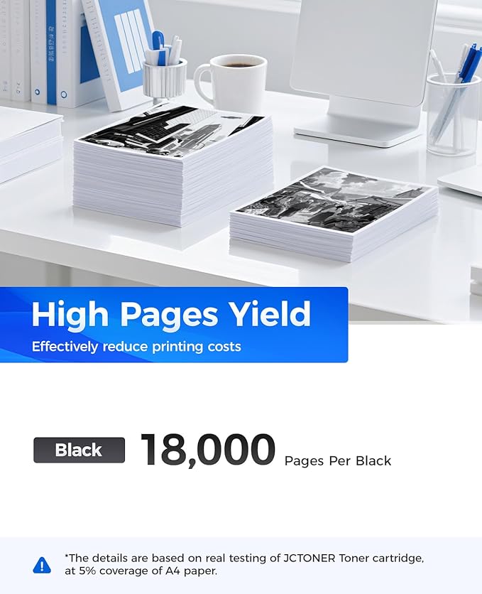TN920XXL Black Toner Cartridge 2-Pack High Yield Compatible - Image 3