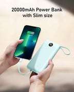 VEEKTOMX Portable Charger with Built-in Cables, 20000mAh Power Bank - Image 7