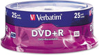 Verbatim DVD+R Blank Discs AZO Dye 4.7GB 16X Recordable Disc by Verbatim