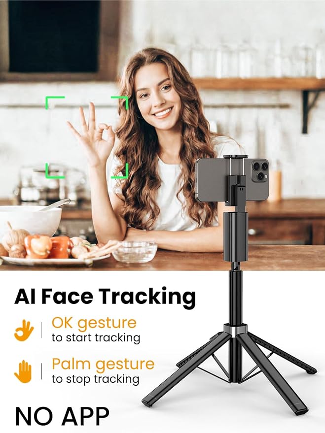 Face Tracking Tripod for iPhone, Phone Tripod for Android - Image 2