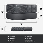 Logitech ERGO K860 Wireless Ergonomic Keyboard - Image 13