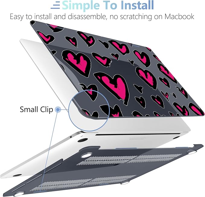 MEEgoodo Case for MacBook Pro 13 inch Case 2022 2021 2020 New A2338 M2/M1 A2251 - Image 4