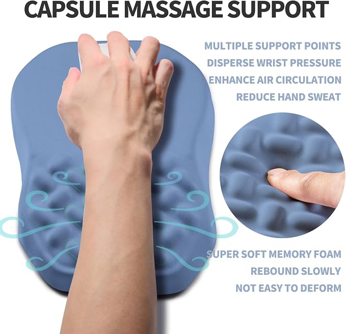 Ergonomic Raised Mouse Pad Wrist Support - Image 3