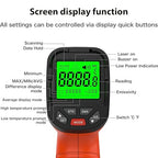 50:1 Infrared Thermometer Gun, -58°F to 2732°F Non-Contact Laser Temperature Gun - Image 8