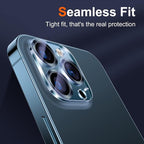 UniqueMe Compatible with iPhone 12 Pro Max 6.7" Camera Lens Protector Tempered - Image 7