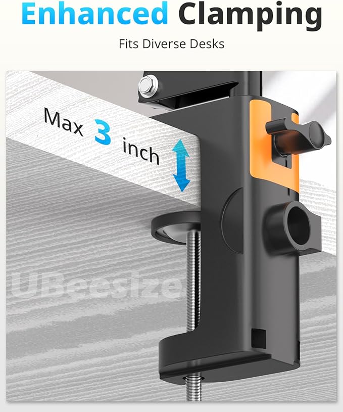 UBeesize Overhead Phone Mount Flexible Webcam Arm - Image 4