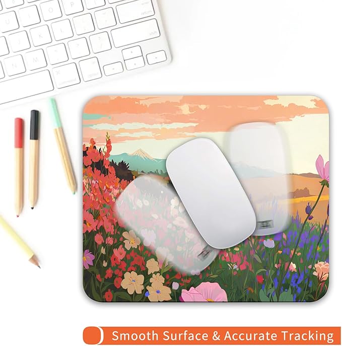 Square Mouse Pad Natural Scenery, Personalized Premium-Textured Custom Mouse - Image 4