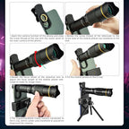 Phone Camera Lens Kit, 32X Long Focus Telephoto, Portable Clip-on HD Phone Zoom - Image 6