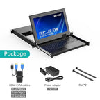 MT-VIKI 16-Port HDMI LCD KVM Console, 1U Rack Mount - Image 4