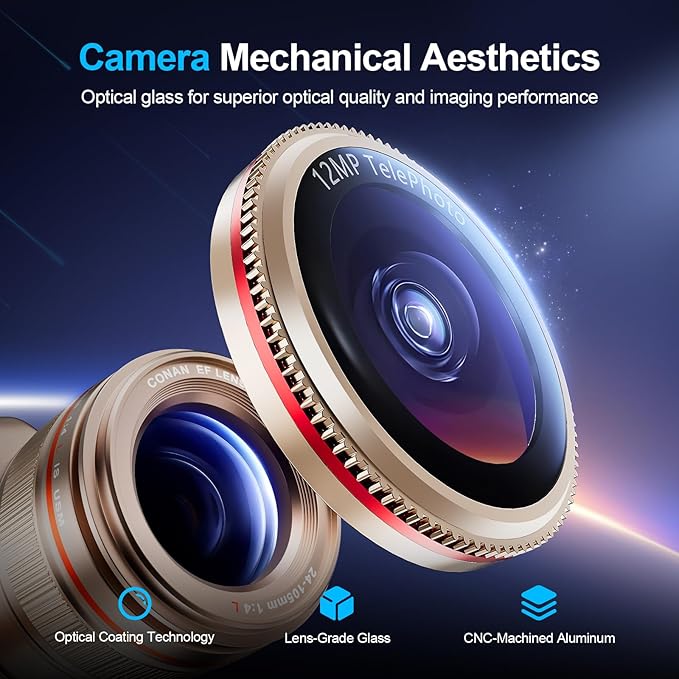X-it 2 Pack Camera Lens Protector, Shatterproof Anti-Scratch Ultra HD Camera - Image 2