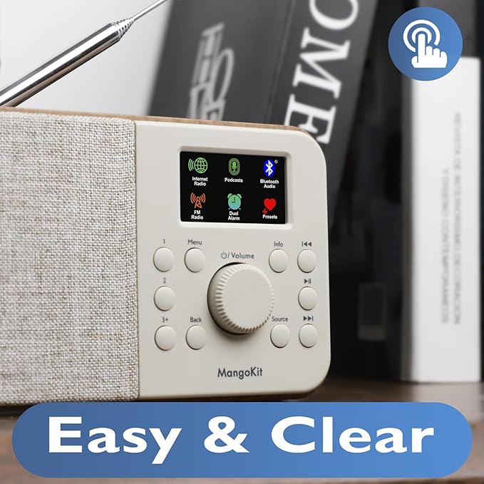 SR-L WiFi Internet Radio, Podcast Player, 150 Presets, Portable FM Radio - Image 5