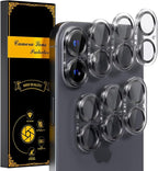 beuxece for 6 Pack iPhone 16 / iPhone 16 Plus Camera Lens Protector 9H Tempered by Beuxece