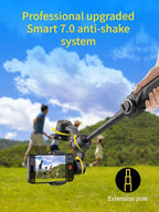 Gimbal Stabilizer for Smartphone, 3-Axis Industry-Standard Gimbal w/360°Rotation - Image 2