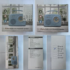 Small Radios Portable AM FM, Vintage Transistor Radio - Image 9