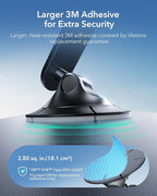 ESR for MagSafe Car Mount, Upgraded Dashboard Magnetic Phone Holder for Car - Image 6