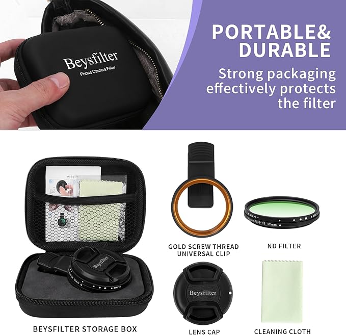 52MM Variable ND2-32 Filter for Phone, Compatible - Image 7