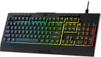 Redragon K525 RGB Backlit 104 Keys Wired Membrane Gaming Keyboard w/ 5 by REDRAGON