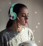 Riwbox Bluetooth Headphones, XBT-80 Folding Stereo Wireless Bluetooth - Image 5